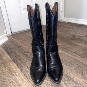 Hunt Club Genuine Leather Trennis Cowboy Boots